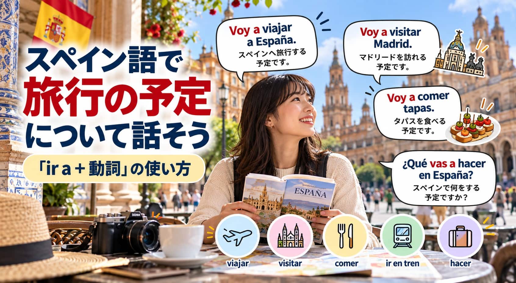スペイン語で旅行の予定について話そう｜「ir a + 動詞」の使い方